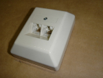 IAE/UAE 2x8(4) ISDN AP 1013 Telefonsteckdose 2-fach perlweiß